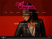 Tablet Screenshot of lovemoniquemusic.com